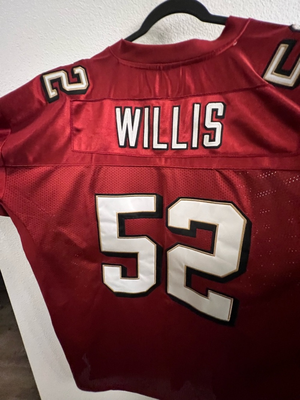 Patrick Willis #52 San Francisco 49ers Authentic NFL Reebok Jersey